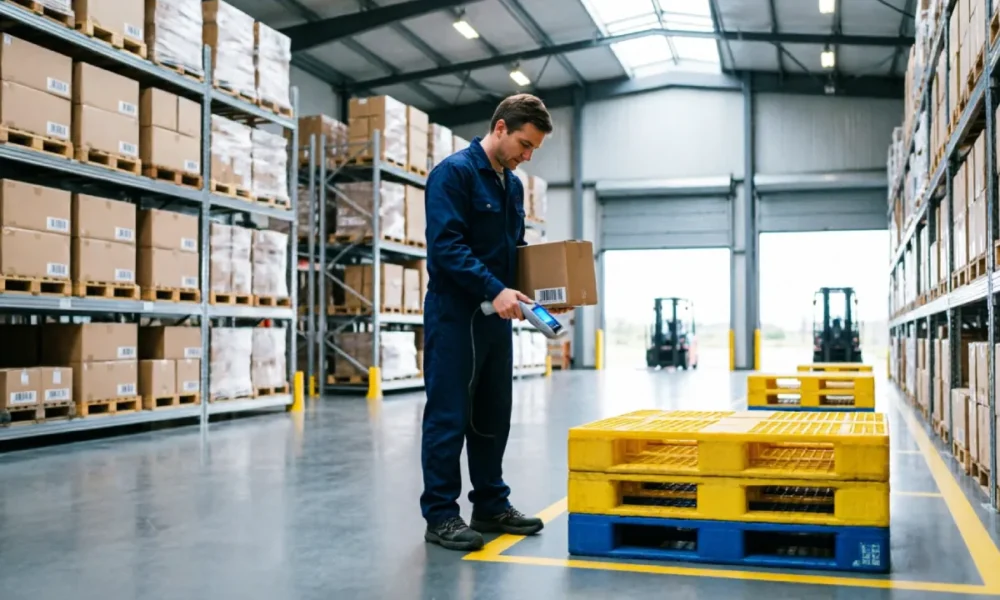 streamlining warehouse productivity operations in a modern organized warehouse