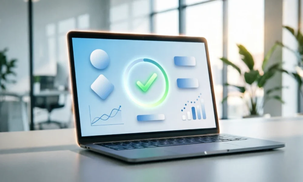 AI loan approval process shown on a digital lender's loan dashboard