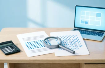 compare personal loan offers side by side on desk with calculator